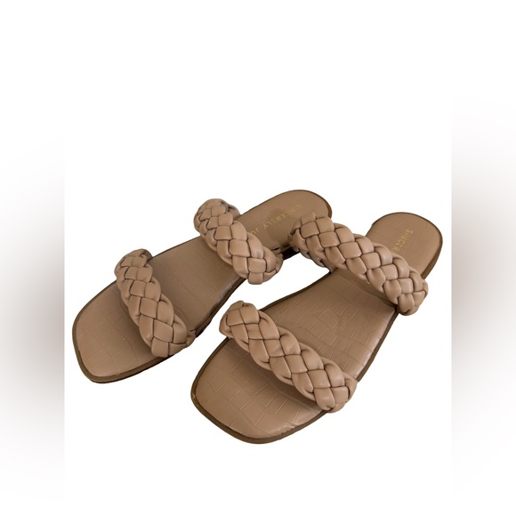 Sincerely Jules Tan Braided Sandals - Picture 2 of 10